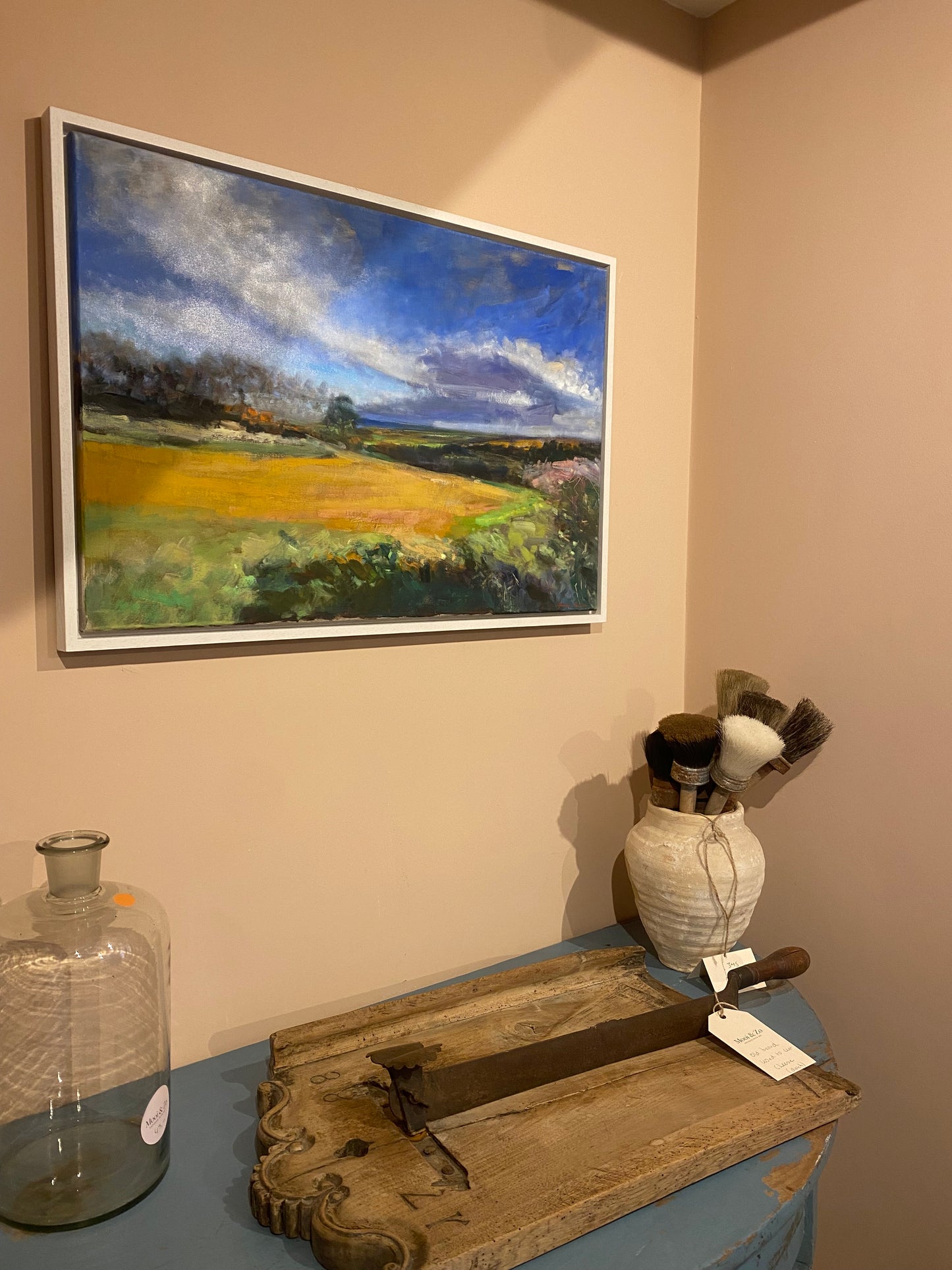 Yellow Ochre Cotswold Fields