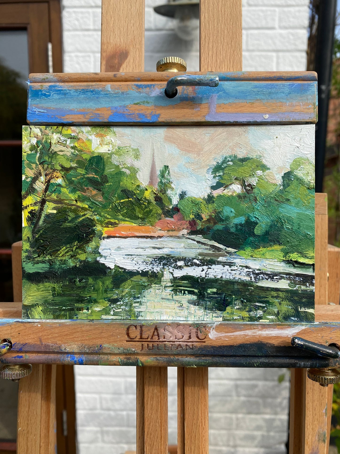 Holy Trinity Church From The Weir