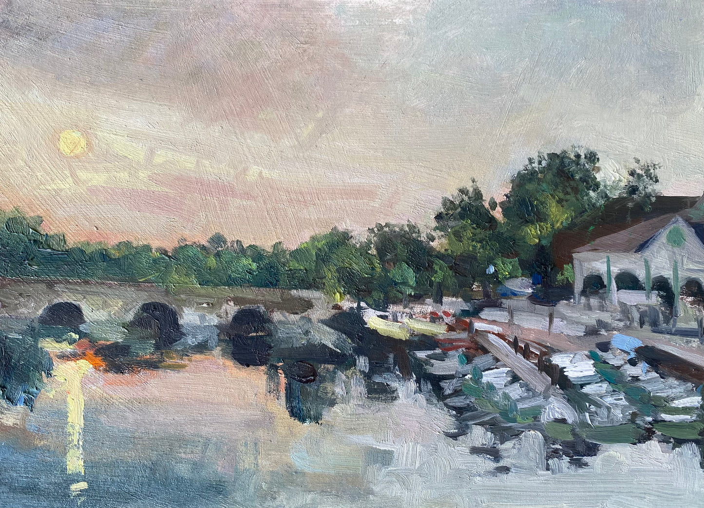 Early Morning Peach Sunrise