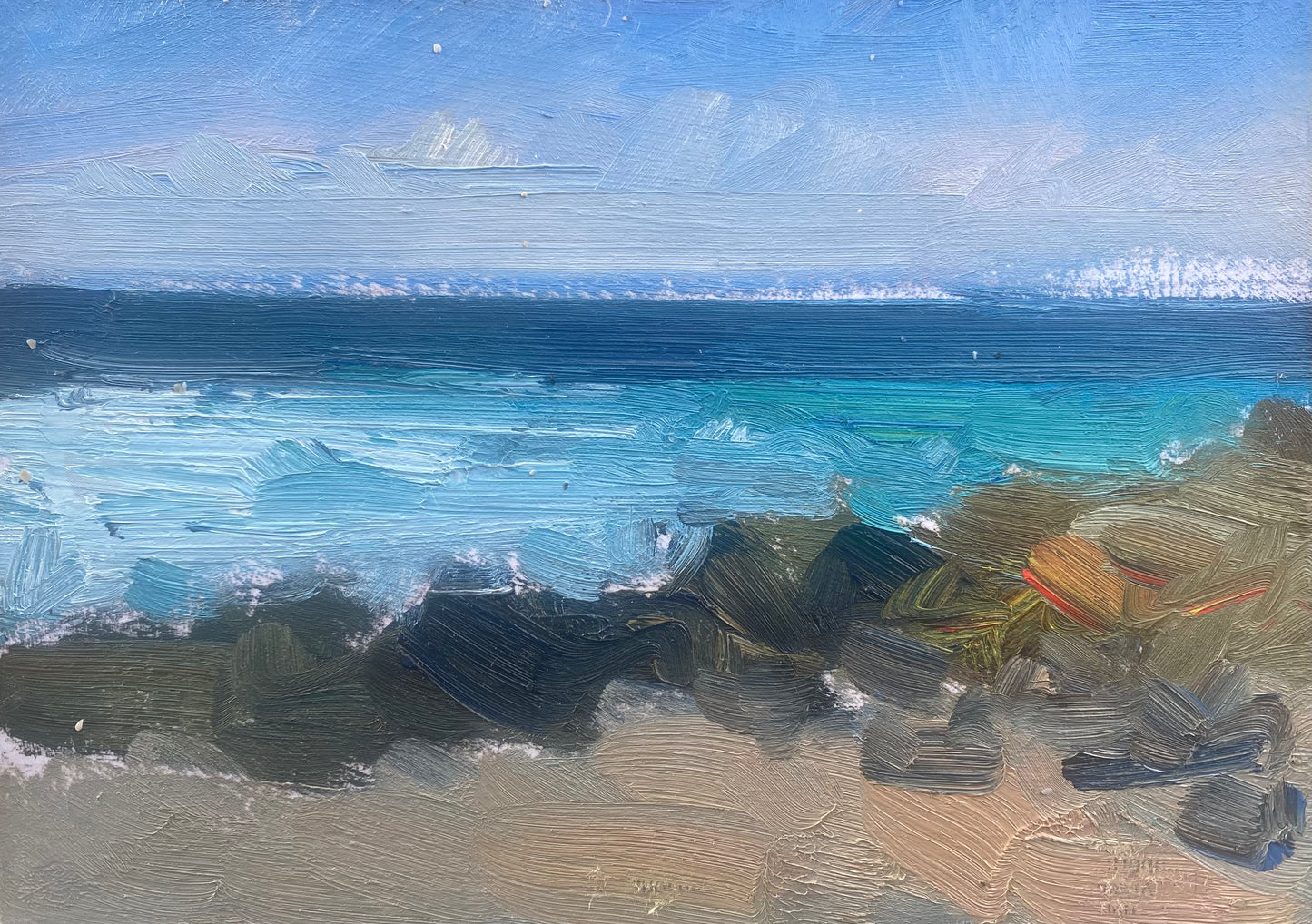 Crashing Waves At Porthmeor Beach
