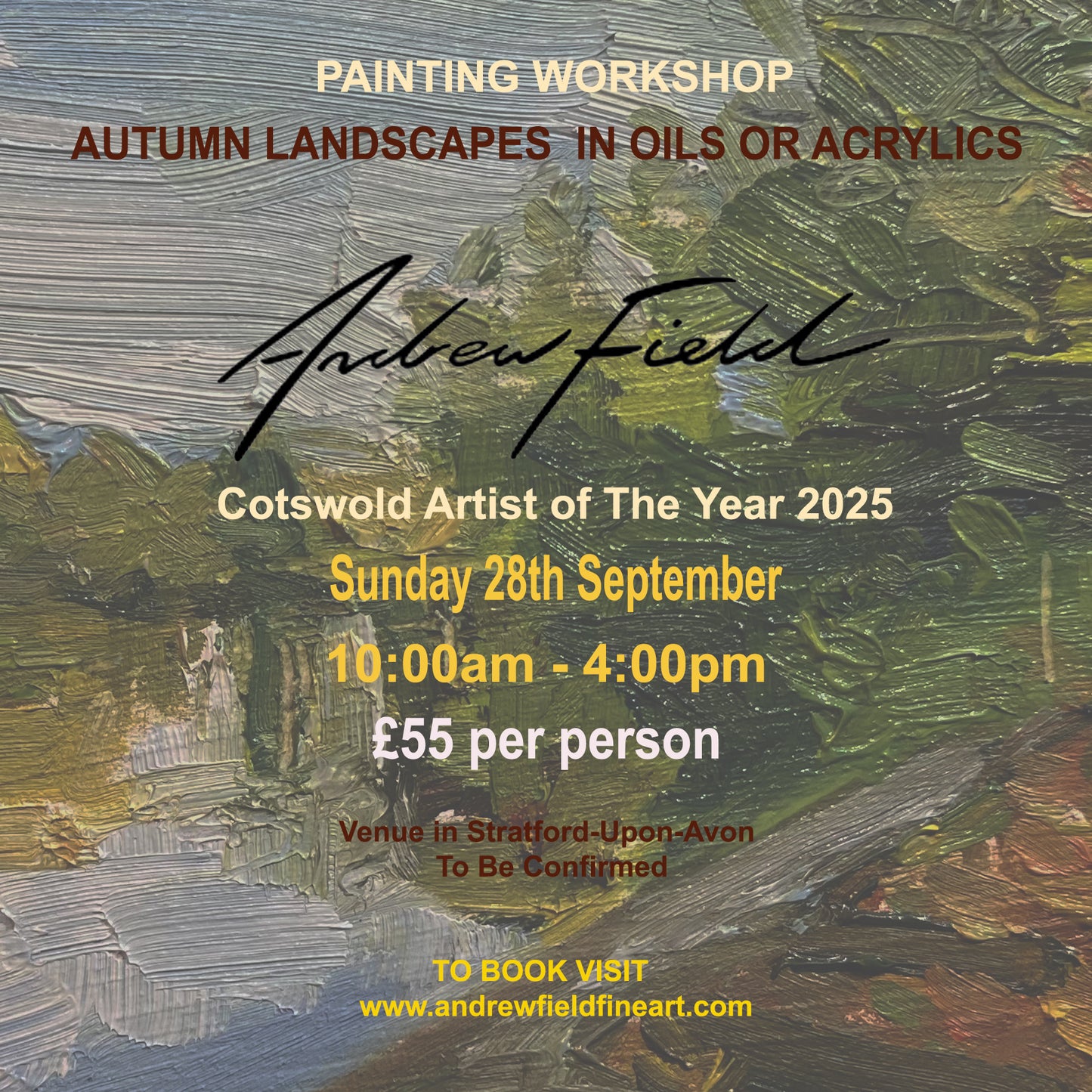 Autumn Landscape Workshop on Sunday 28th September