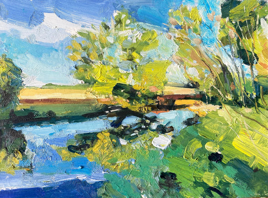 Painting workshops at Cobbs Farm near Stratford-upon-Avon