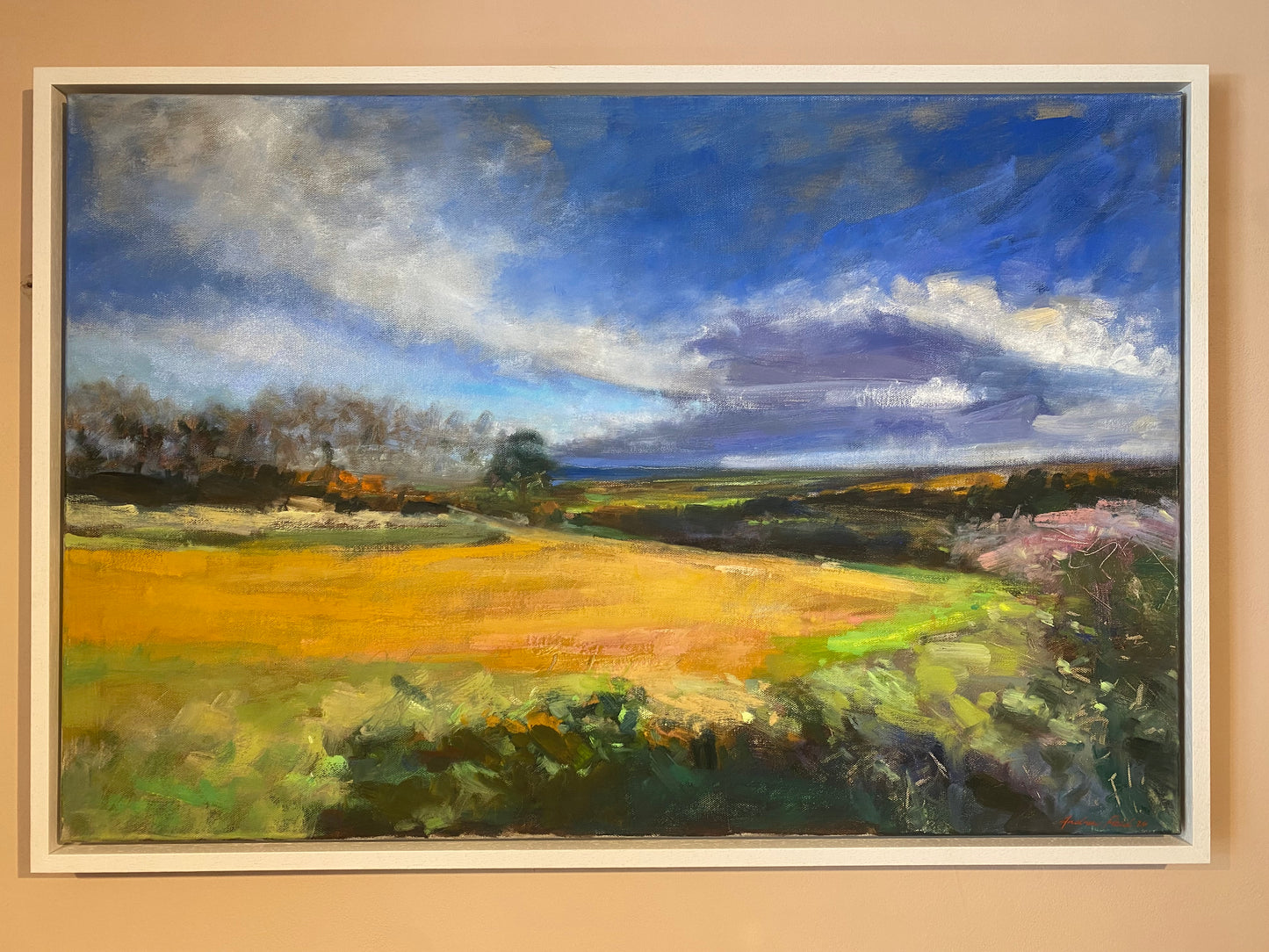 Yellow Ochre Cotswold Fields