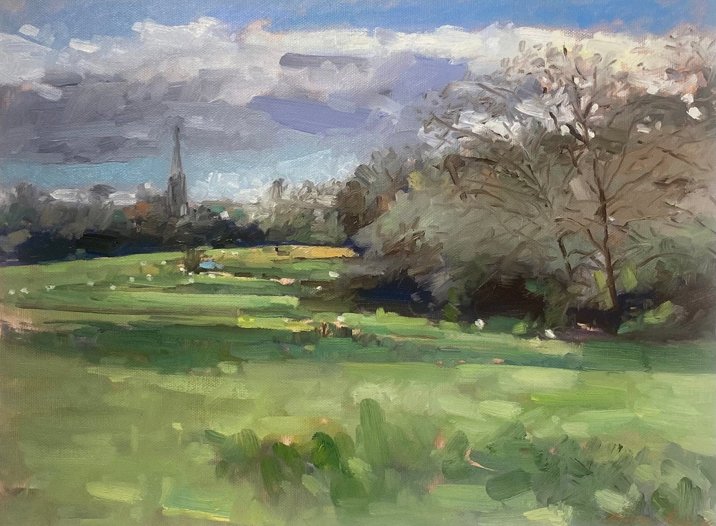 Winter Fields Towards Burford