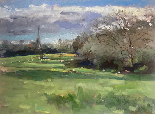 Winter Fields Towards Burford