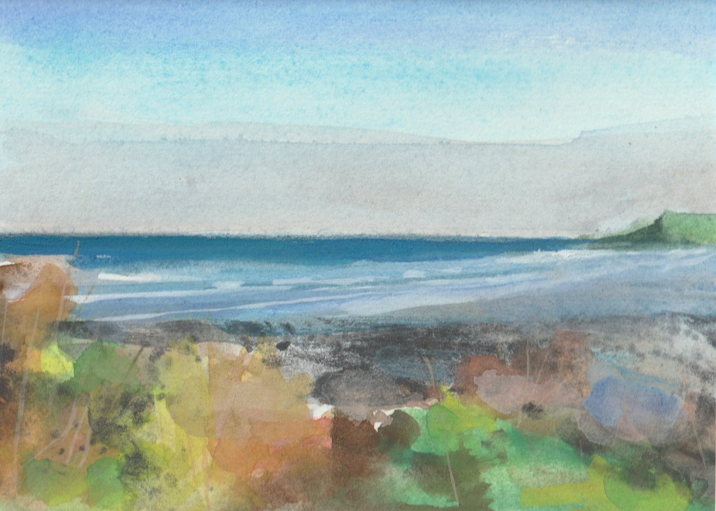 Azurite Sea and Egyptian Blue Sky