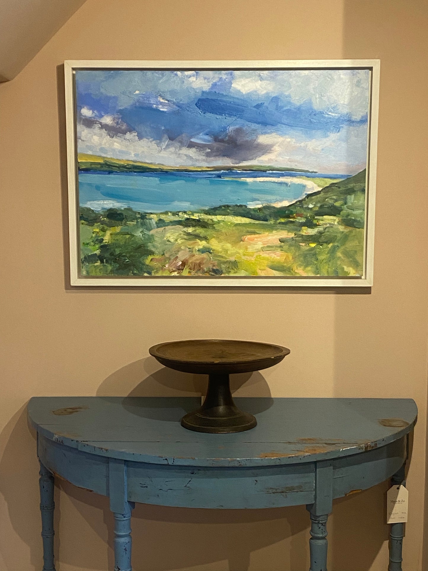 Blue Verditer Sky Over The Camel Estuary