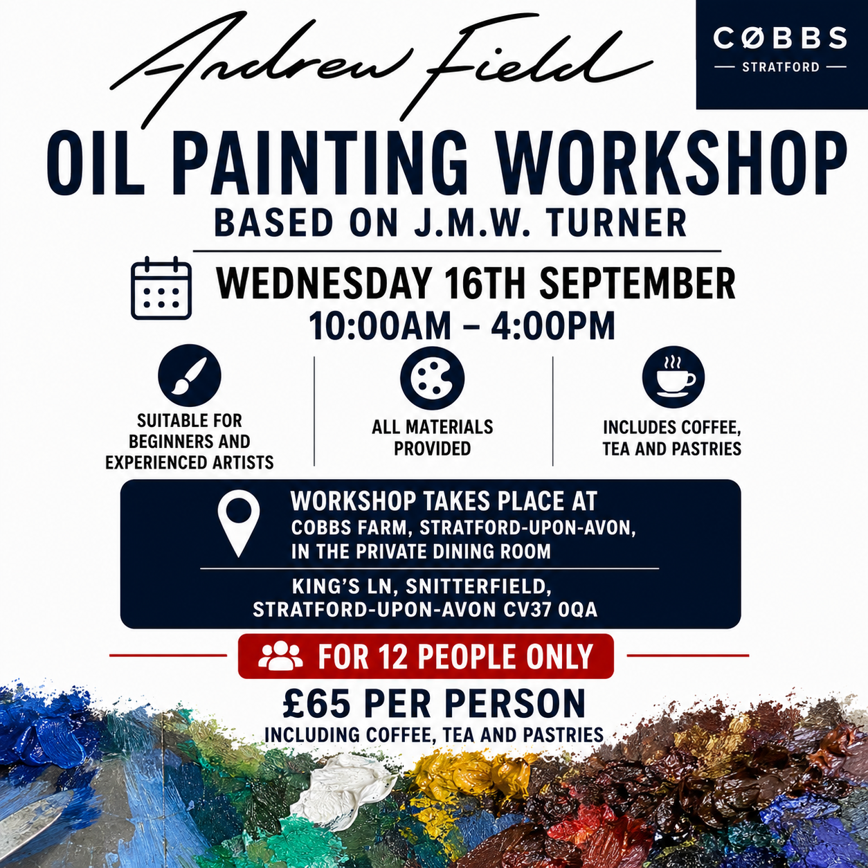 OIL PAINTING WORKSHOP BASED ON J.M.W. TURNER
