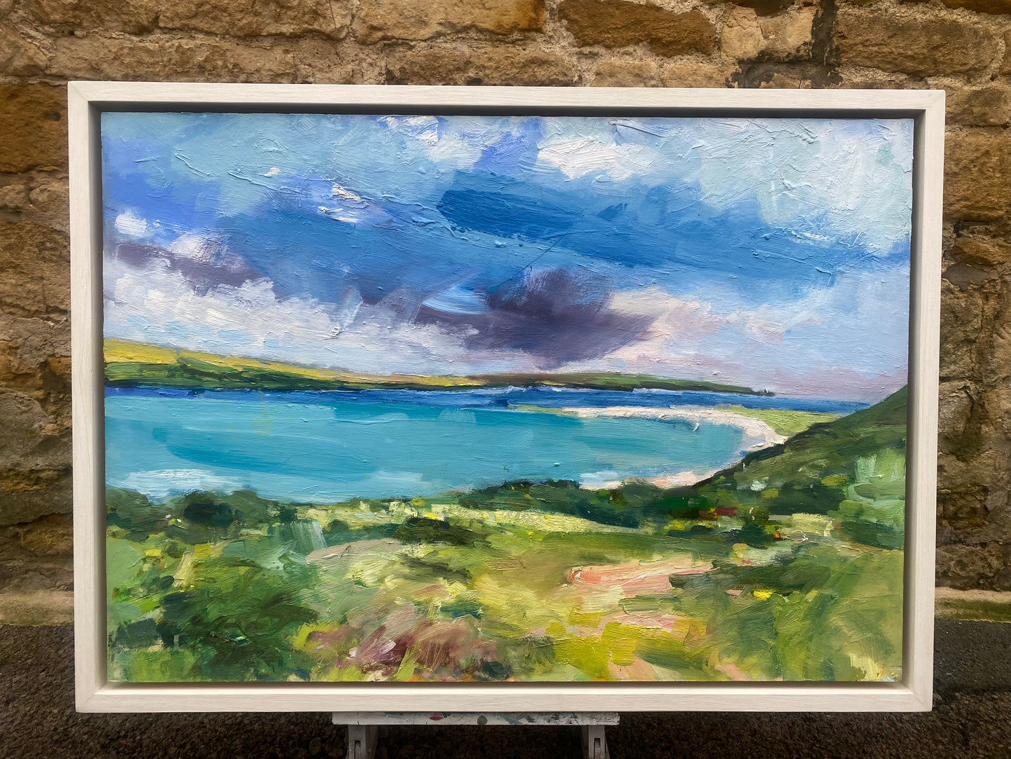 Blue Verditer Sky Over The Camel Estuary