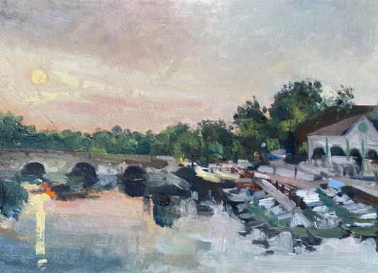 Early Morning Peach Sunrise