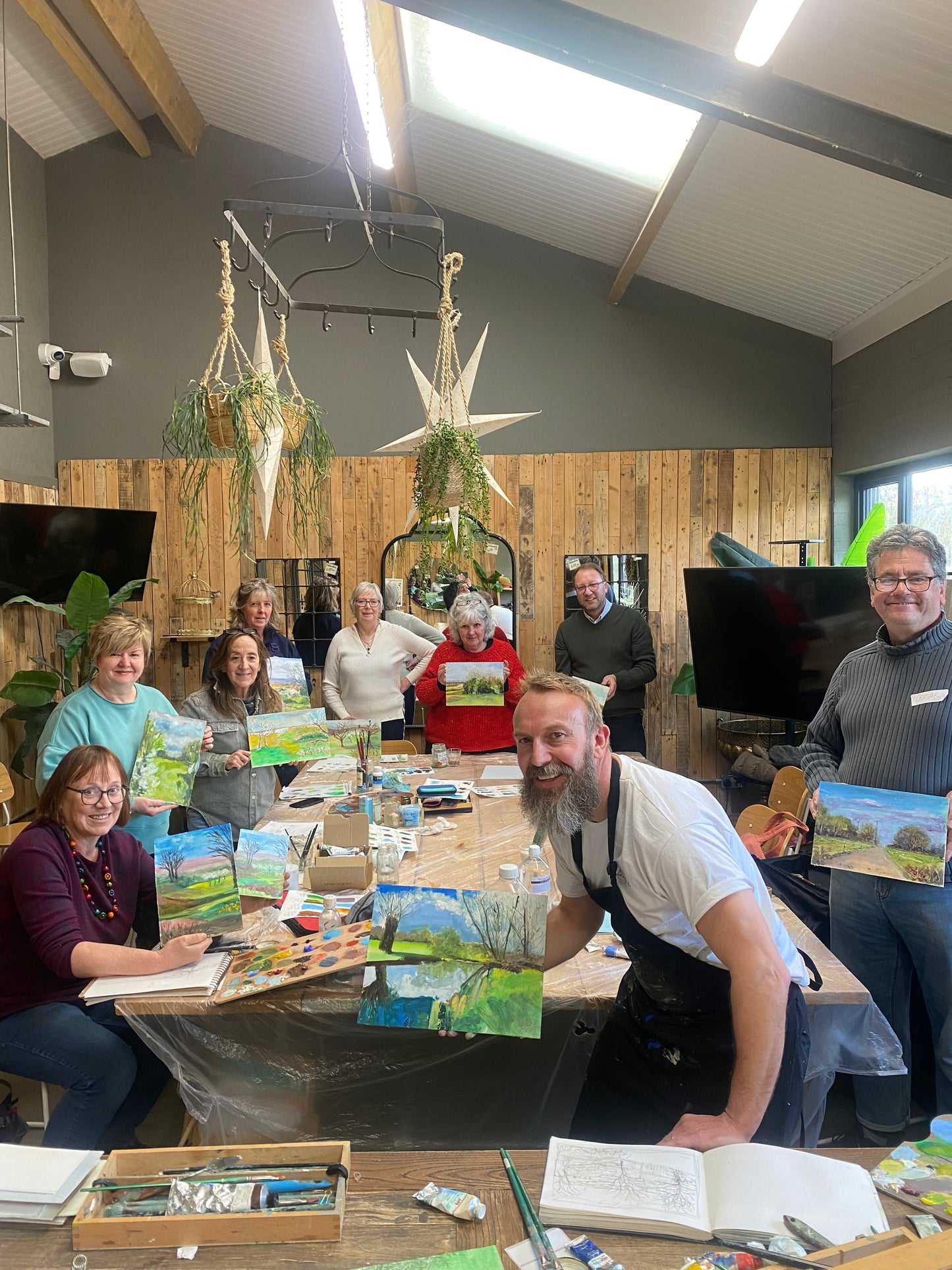 Summer Landscape Painting Workshop at Cobbs Farm, Stratford