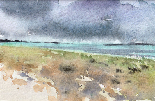 Indigo and Manganese Violet Sky