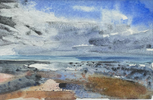 Magnetite and Lavande Seascape