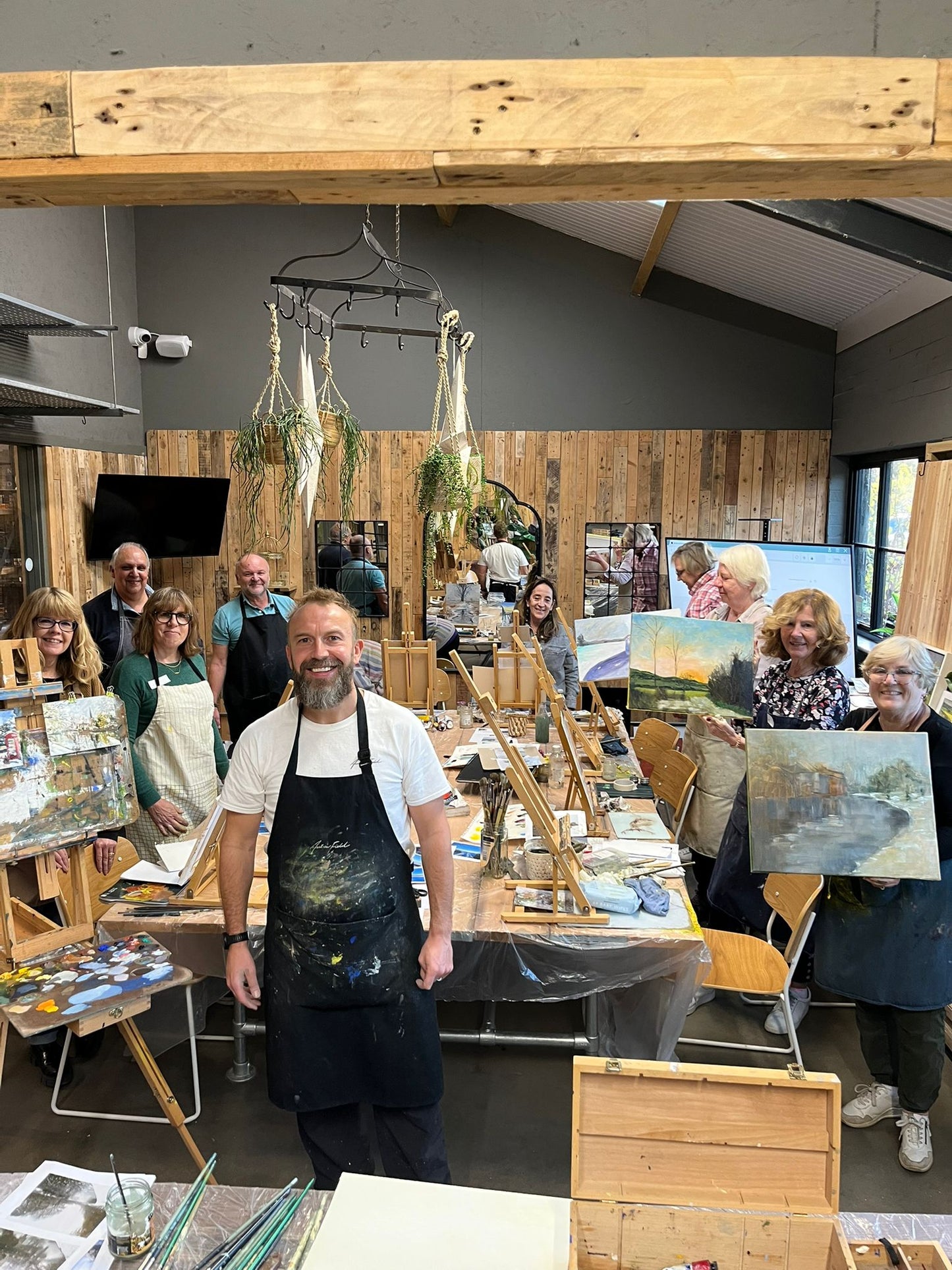 Spring Landscape Painting Workshop at Cobbs Farm Stratford Upon Avon on Monday March 30th